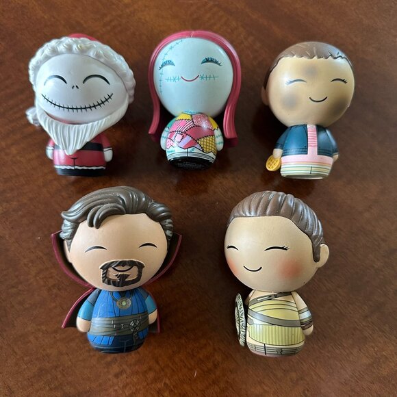 Funko Other - Funko Dorbz Lot: Dr Strange, Wonder Women, Jack Skellington, Eleven, Christmas